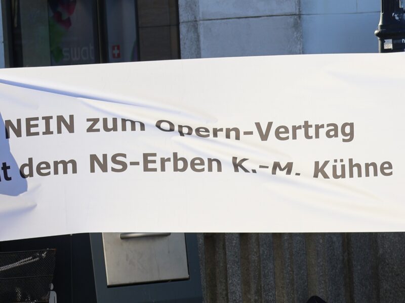 Kleine Kundgebung – viel Resonanz